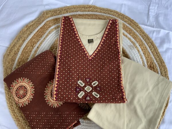 Dhabu cotton 3 Pcs set