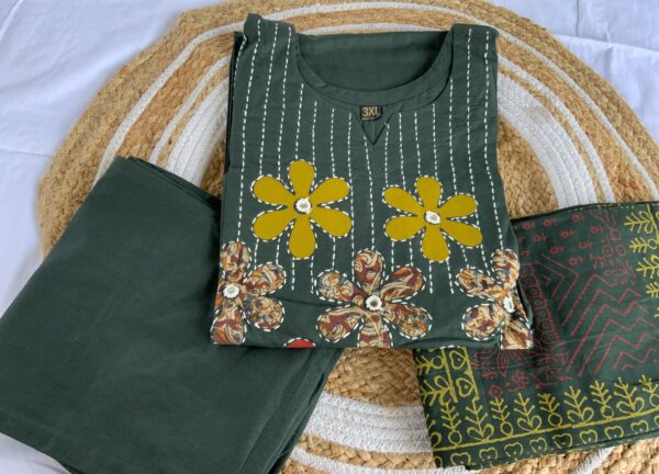Dhabu cotton 3 Pcs set