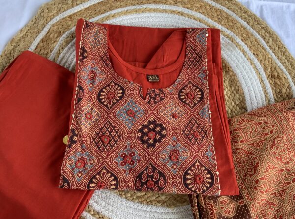 Dhabu cotton 3 Pcs set