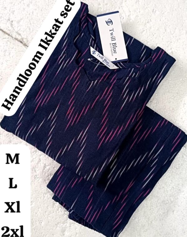 Ikkat cotton Co ord set