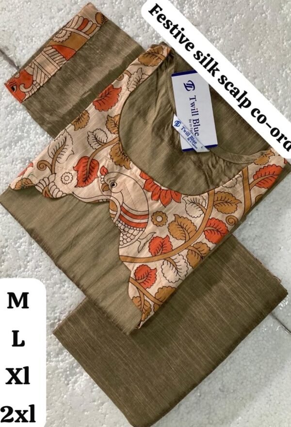 Rawsilk Co Ord Set -Grey