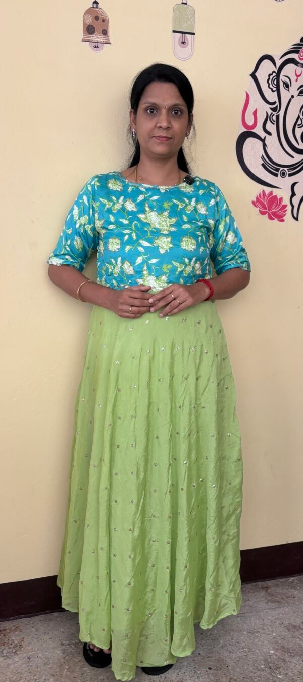 Georgette Frock- Green