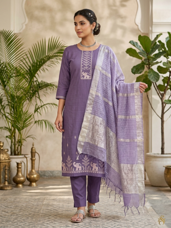 Vatican silk Mix cotton 3 pcs set